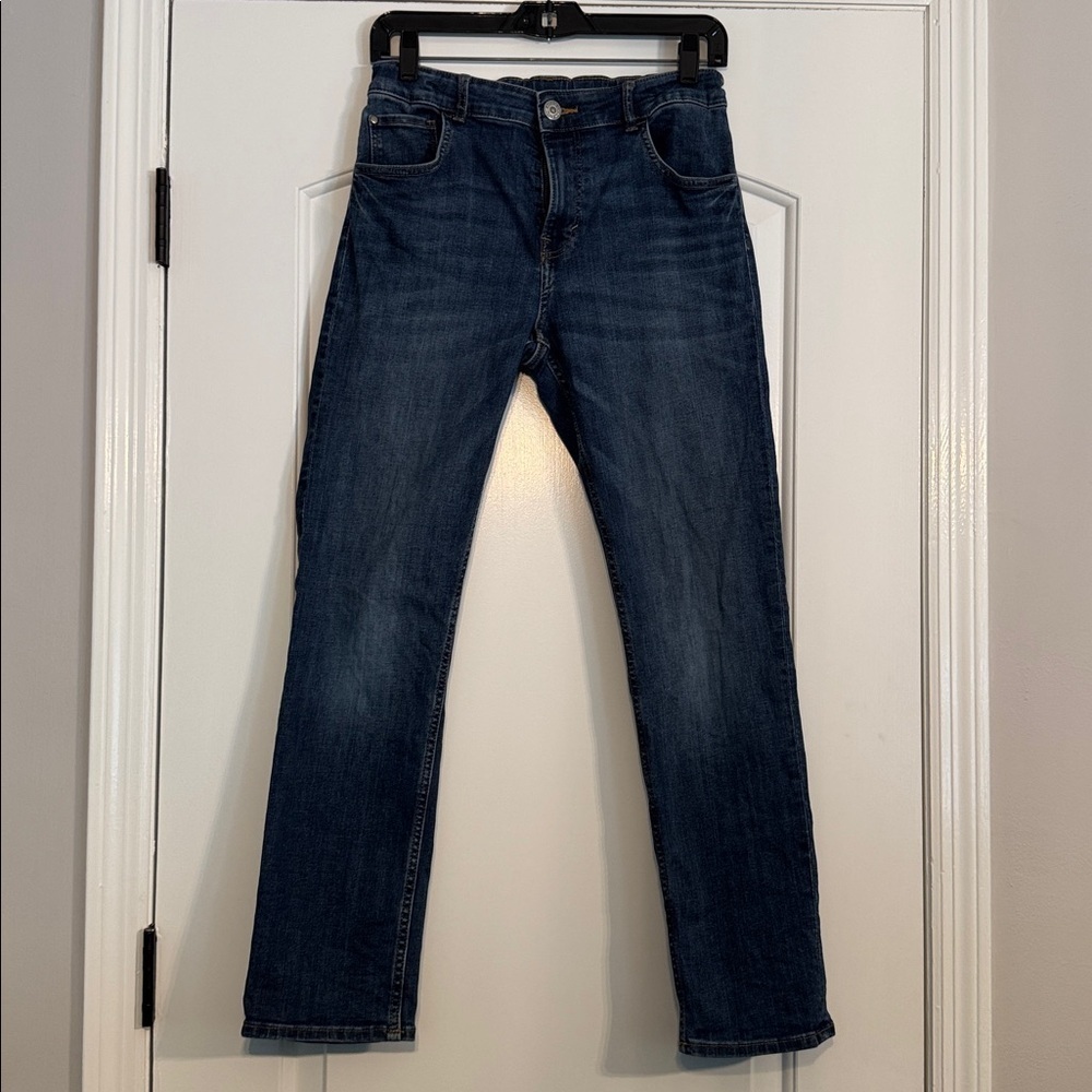 H&M Boys Blue Denim Slim Fit Jeans Size 18